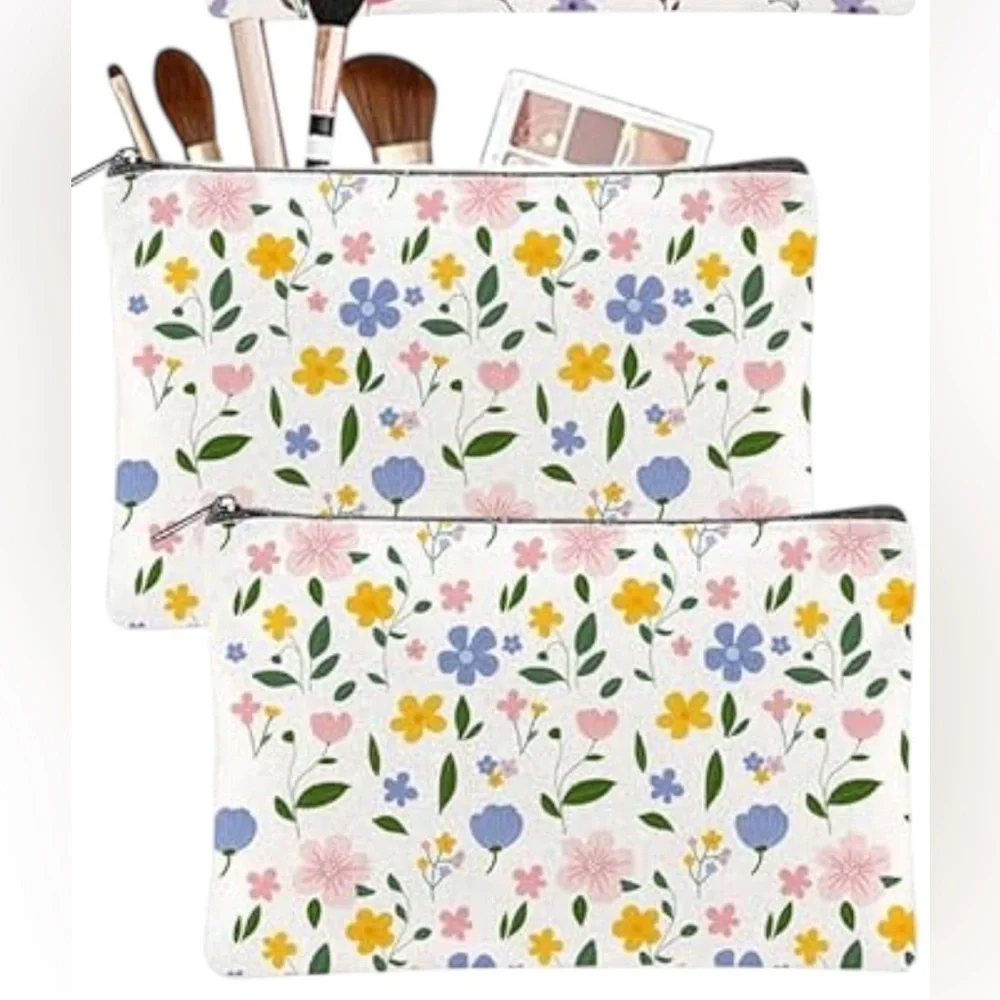 Floral Print Canvas Bag